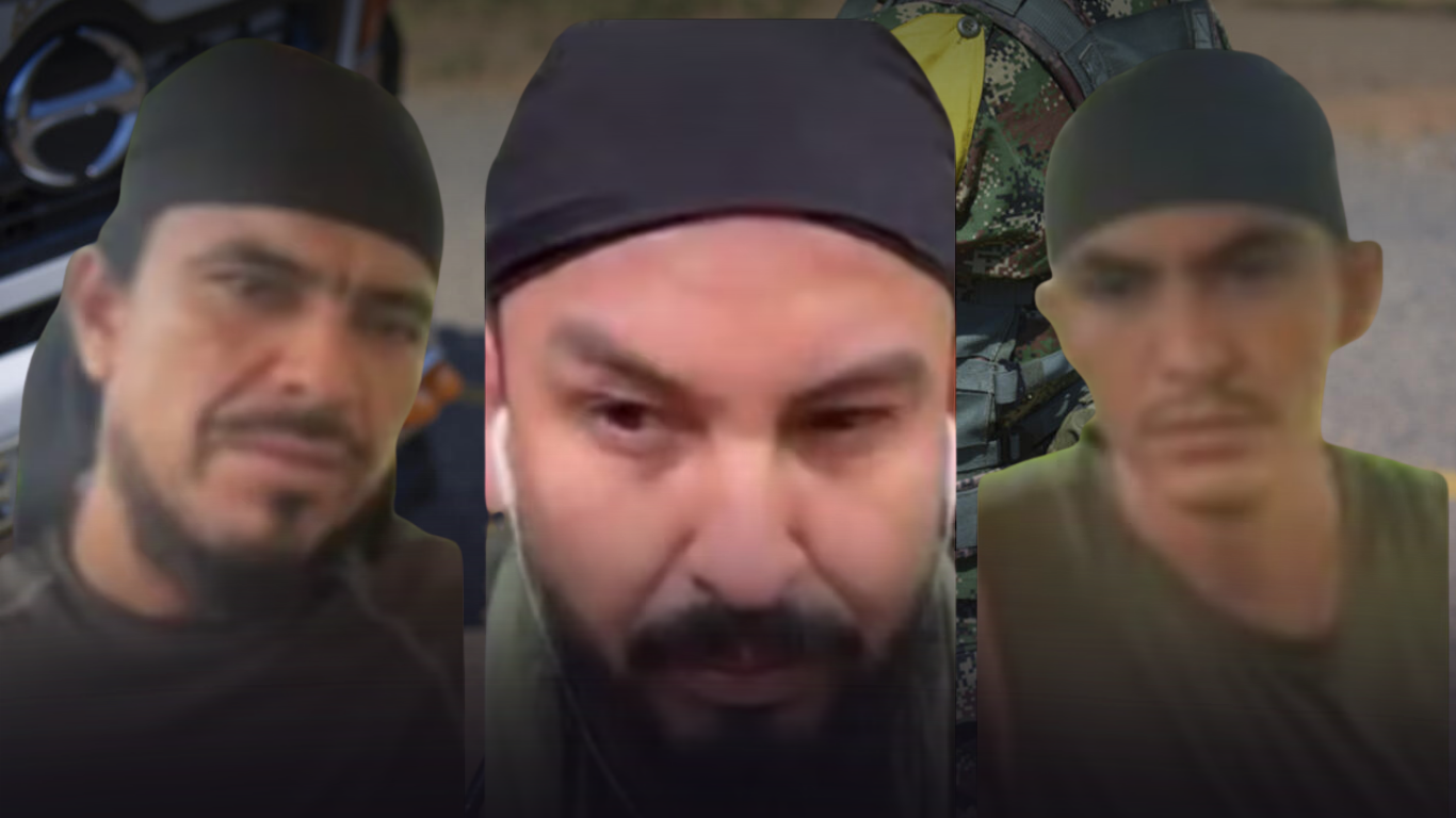 Imputados desde la selva jefes guerrilleros se conectaron en camuflado para escuchar sus cargos en el Catatumbo